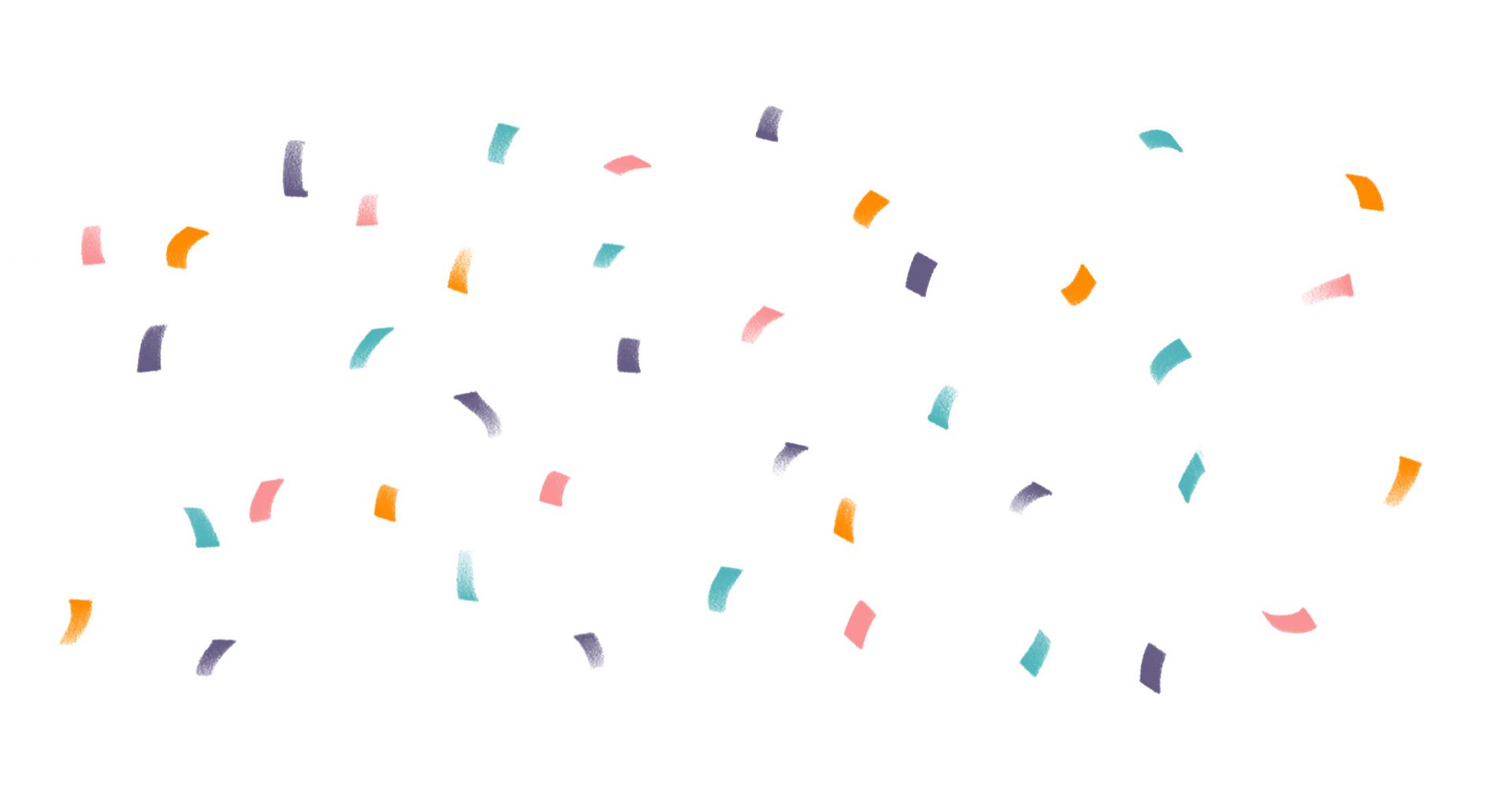 footer confetti